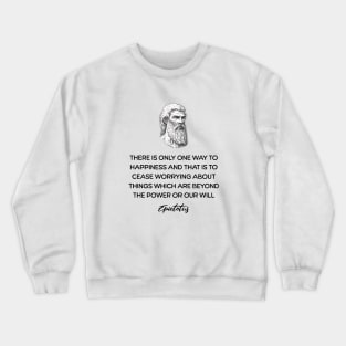 Epictetus Stoic Quote Crewneck Sweatshirt